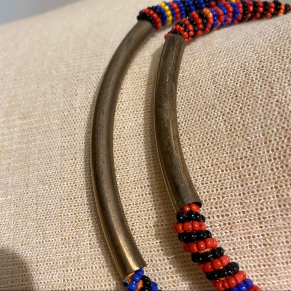 Beaded Statement Necklace - Picture 10 of 10